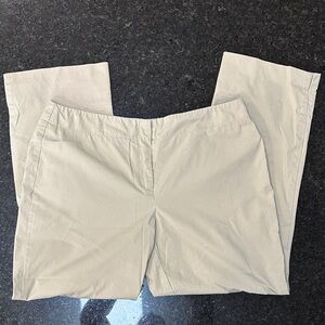 New York & Company Women's‎ Size 10 Beige Trousers Light Airy